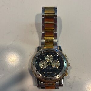 Gold and Silver Gruen Watch